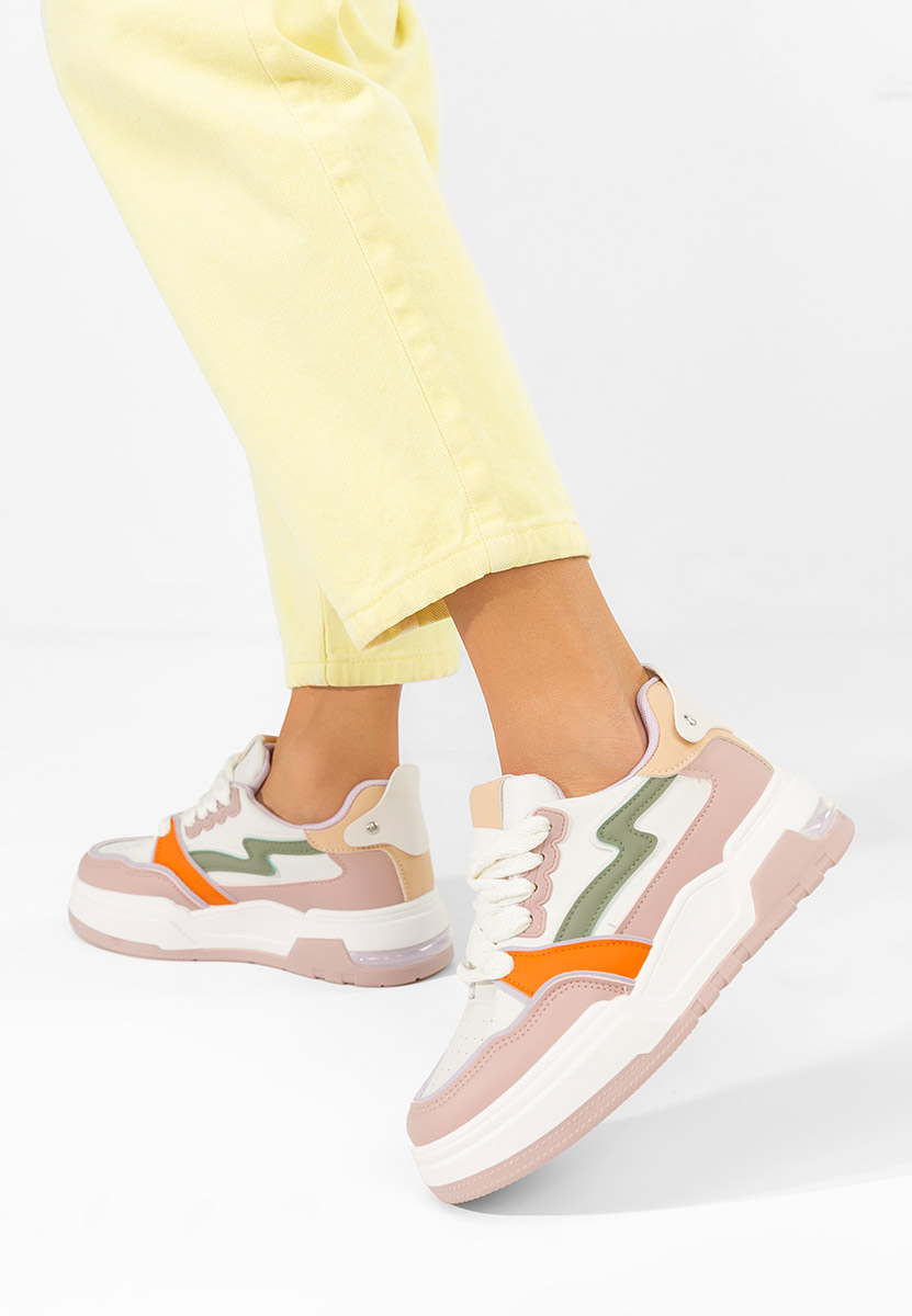 Atanasia rózsaszín telitalpú platform sneaker