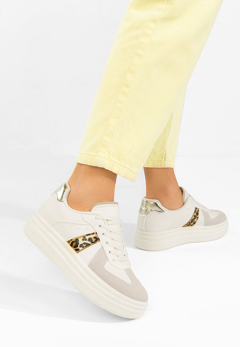 Serinia leopárdmintás telitalpú platform sneaker