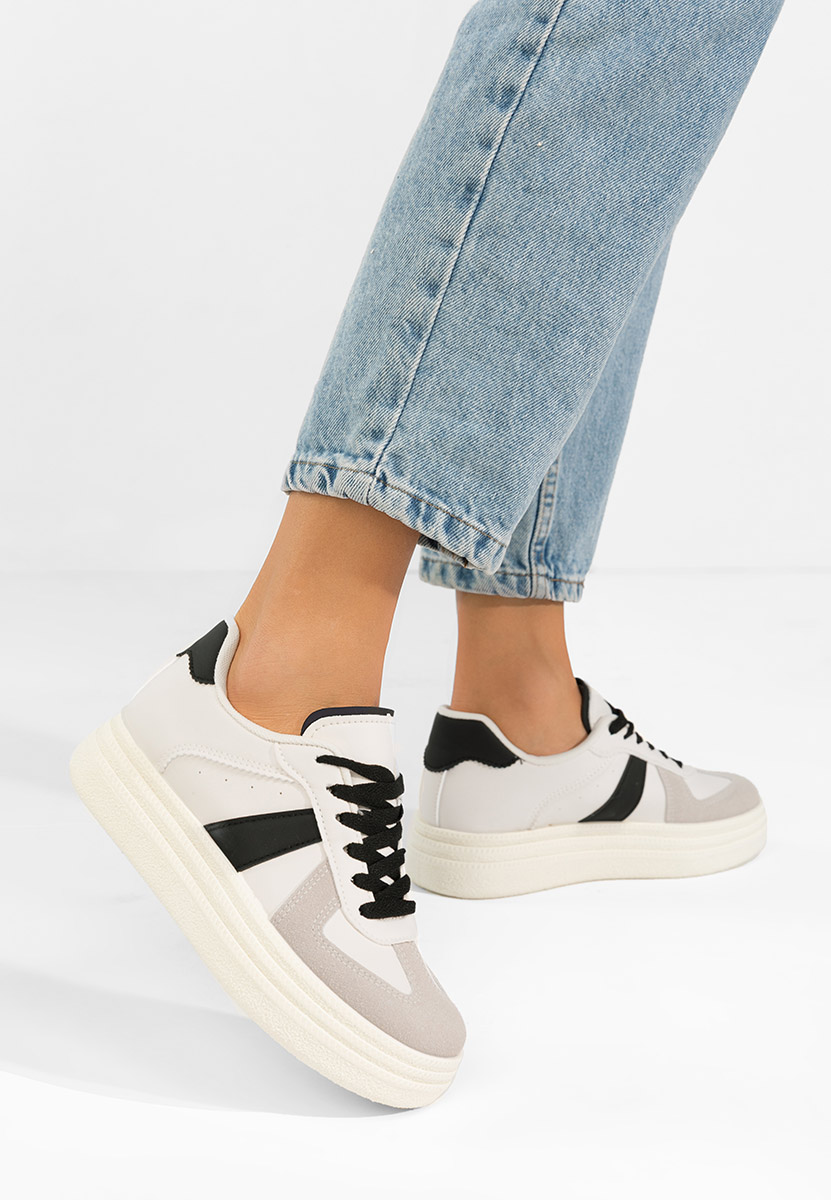 Serinia v4 fehér telitalpú platform sneaker