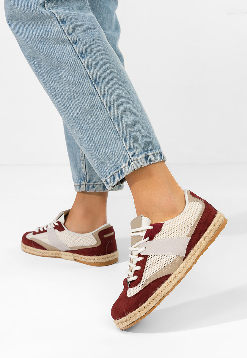 Dianka borvörös női tornacipő