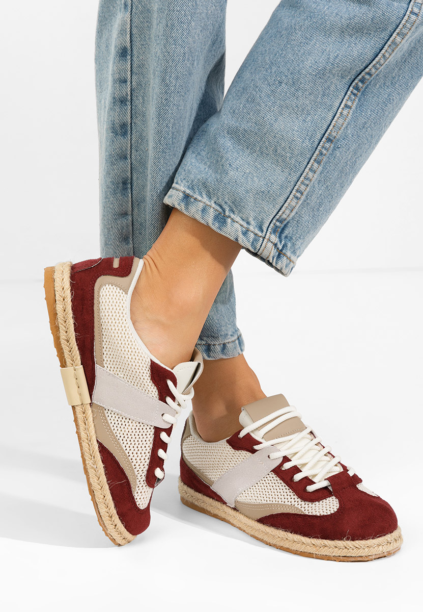 Dianka borvörös női tornacipő