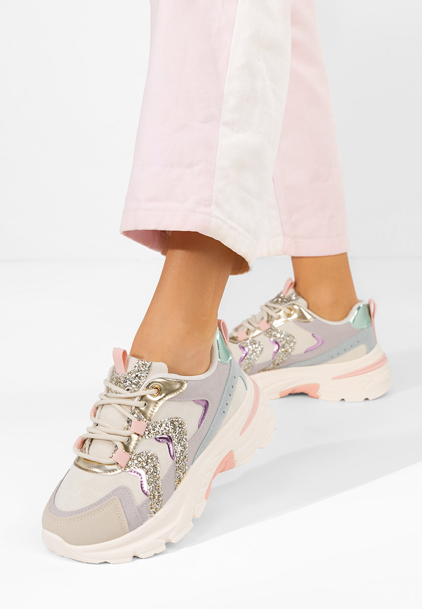 Odinea sokszínü telitalpú platform sneaker