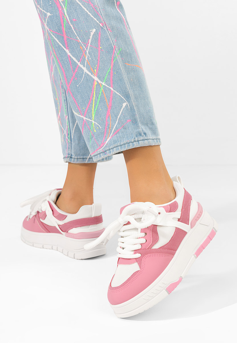 Rosallia fuxia telitalpú platform sneaker