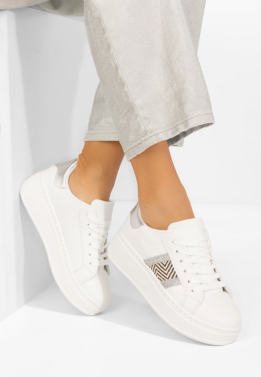 Atenia v3 fehér telitalpú platform sneaker