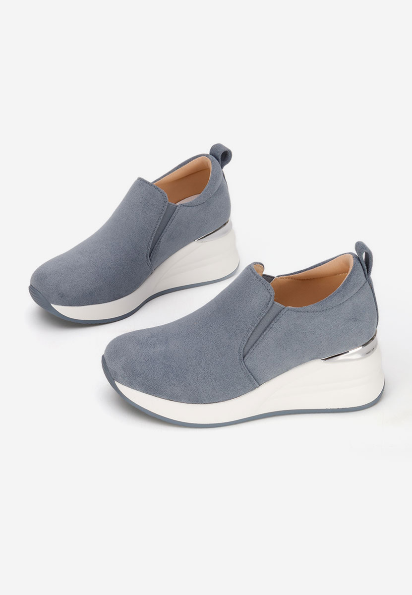 Leanne kék platform félcipő