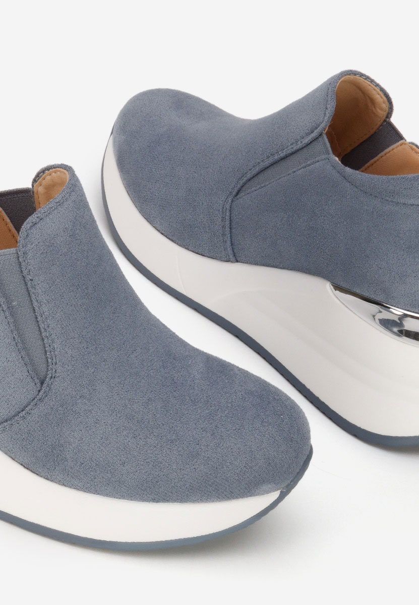 Leanne kék platform félcipő