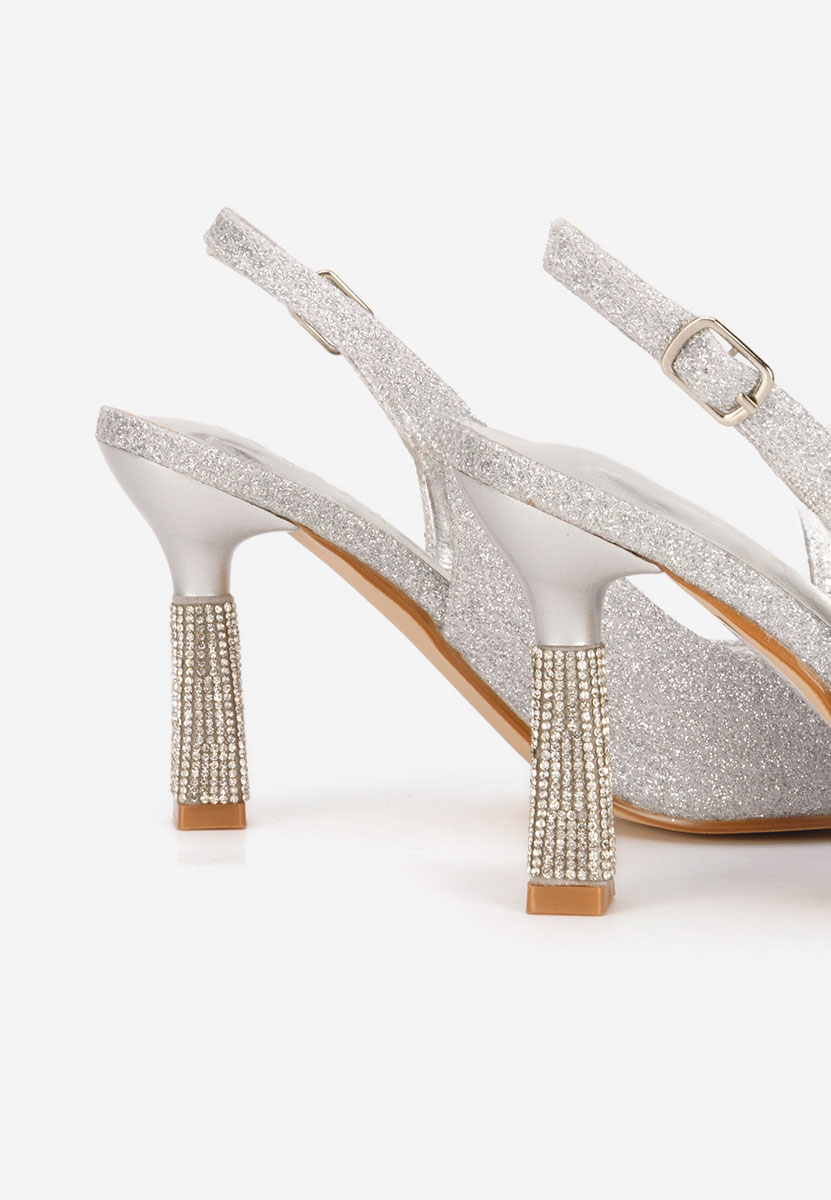 Axellia ezüst alkalmi cipő