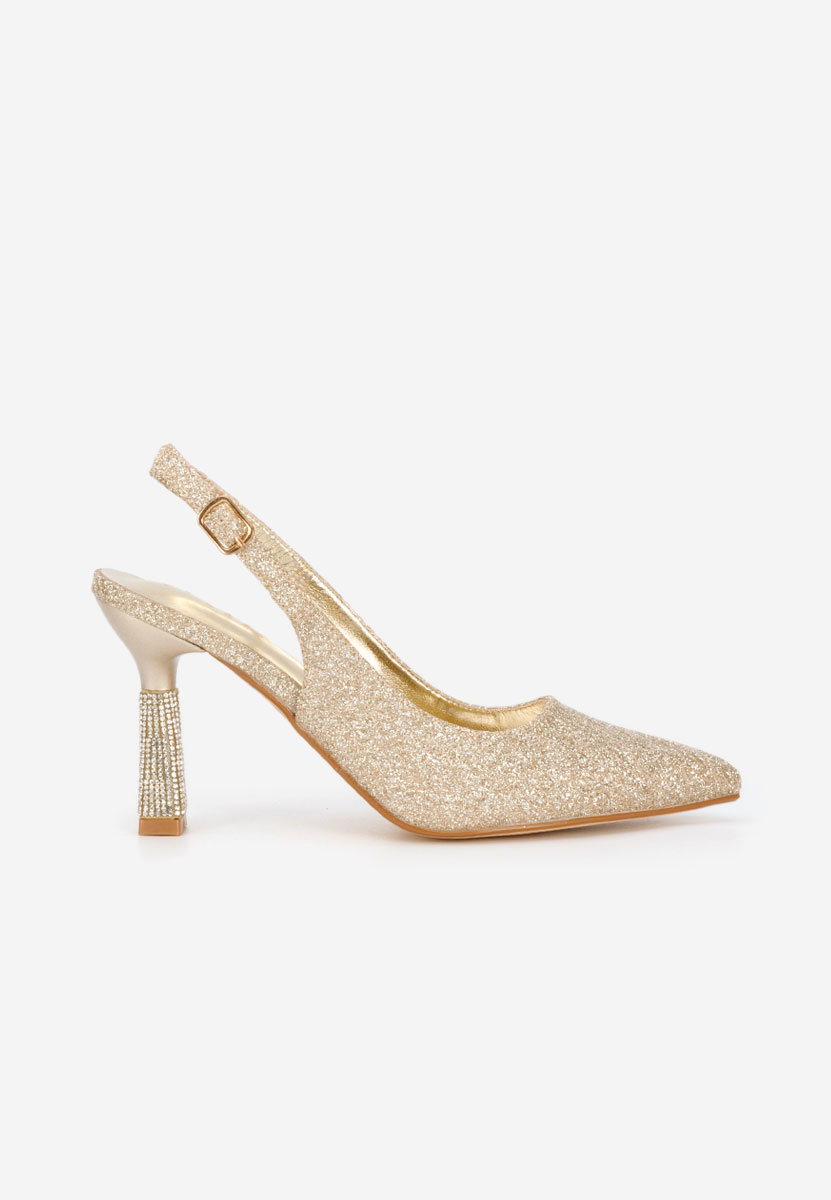 Axellia aranyszínü alkalmi cipő