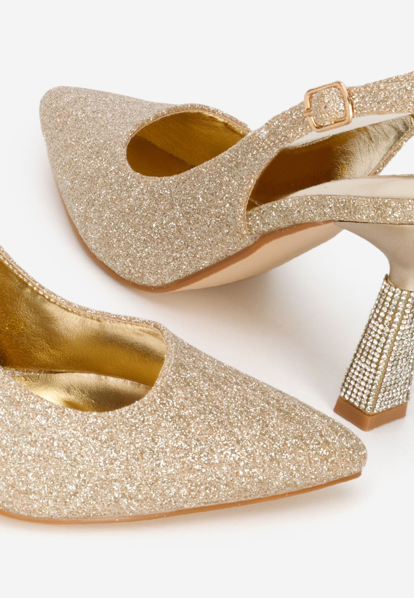 Axellia aranyszínü alkalmi cipő