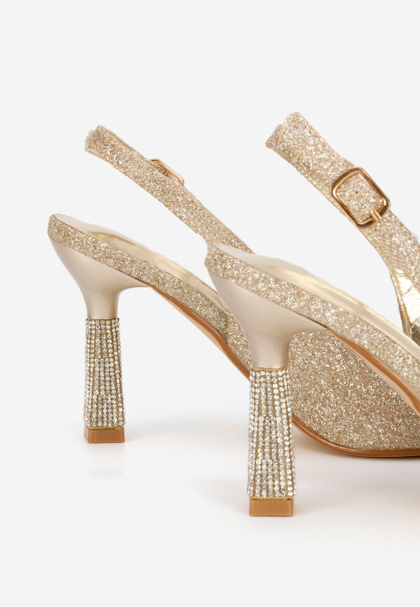 Axellia aranyszínü alkalmi cipő