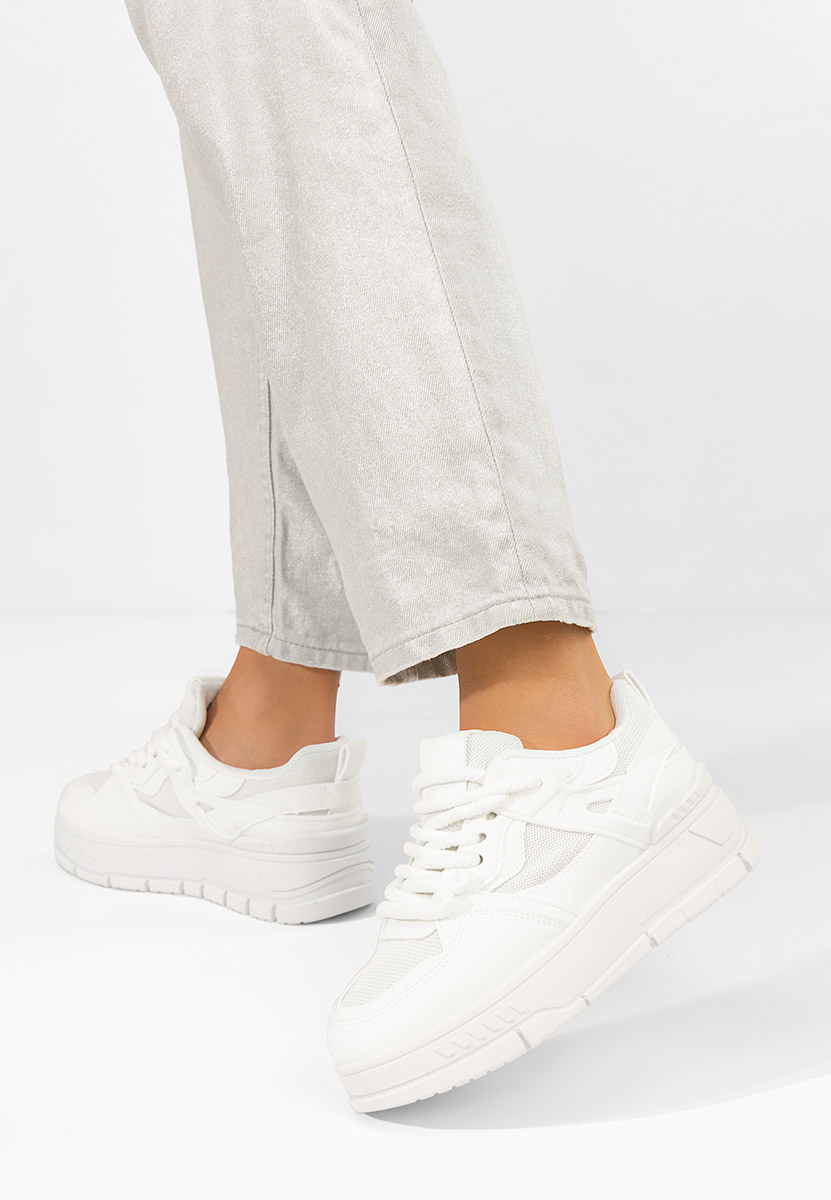 Rosallia fehér telitalpú platform sneaker