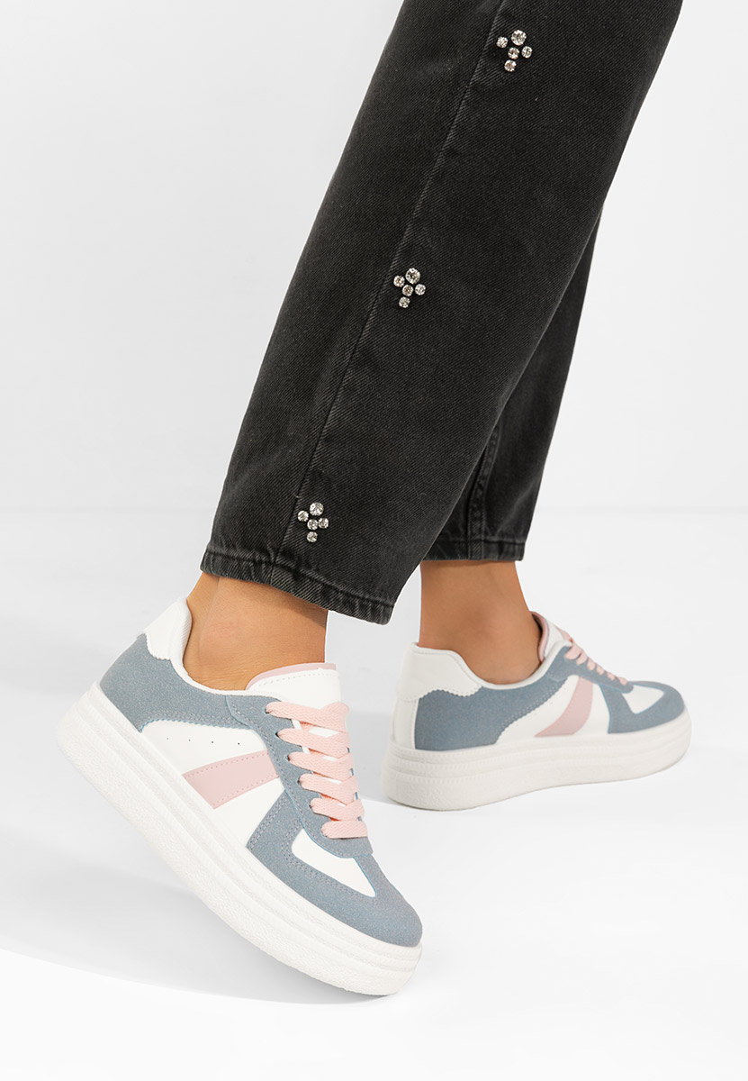 Serinia sokszínü telitalpú platform sneaker