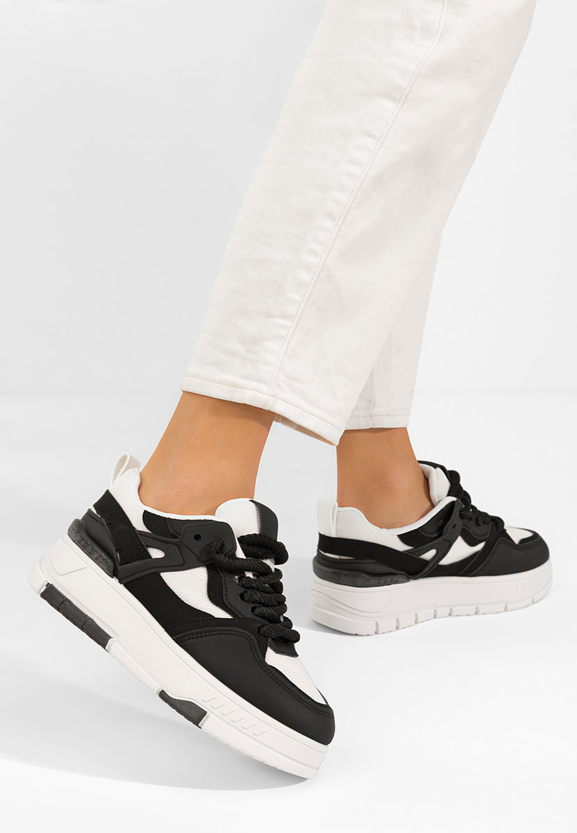 Rosallia fekete telitalpú platform sneaker