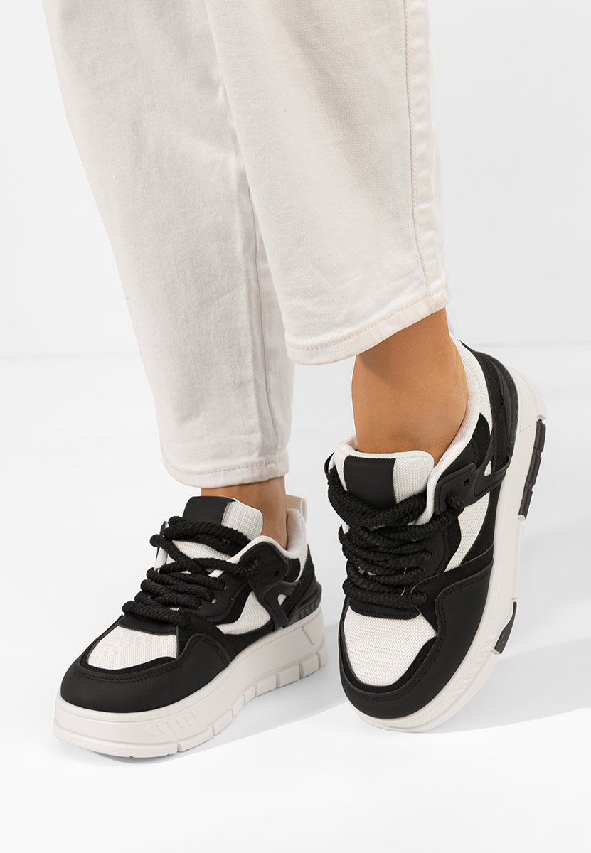 Rosallia fekete telitalpú platform sneaker