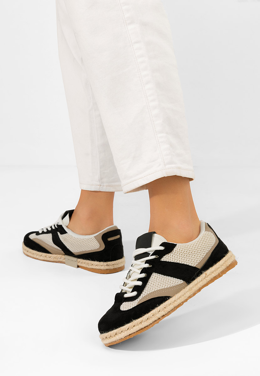 Dianka fekete női tornacipő