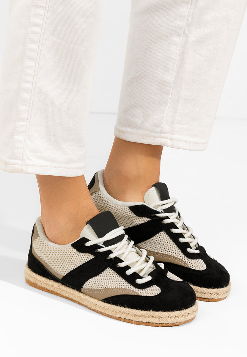 Dianka fekete női tornacipő