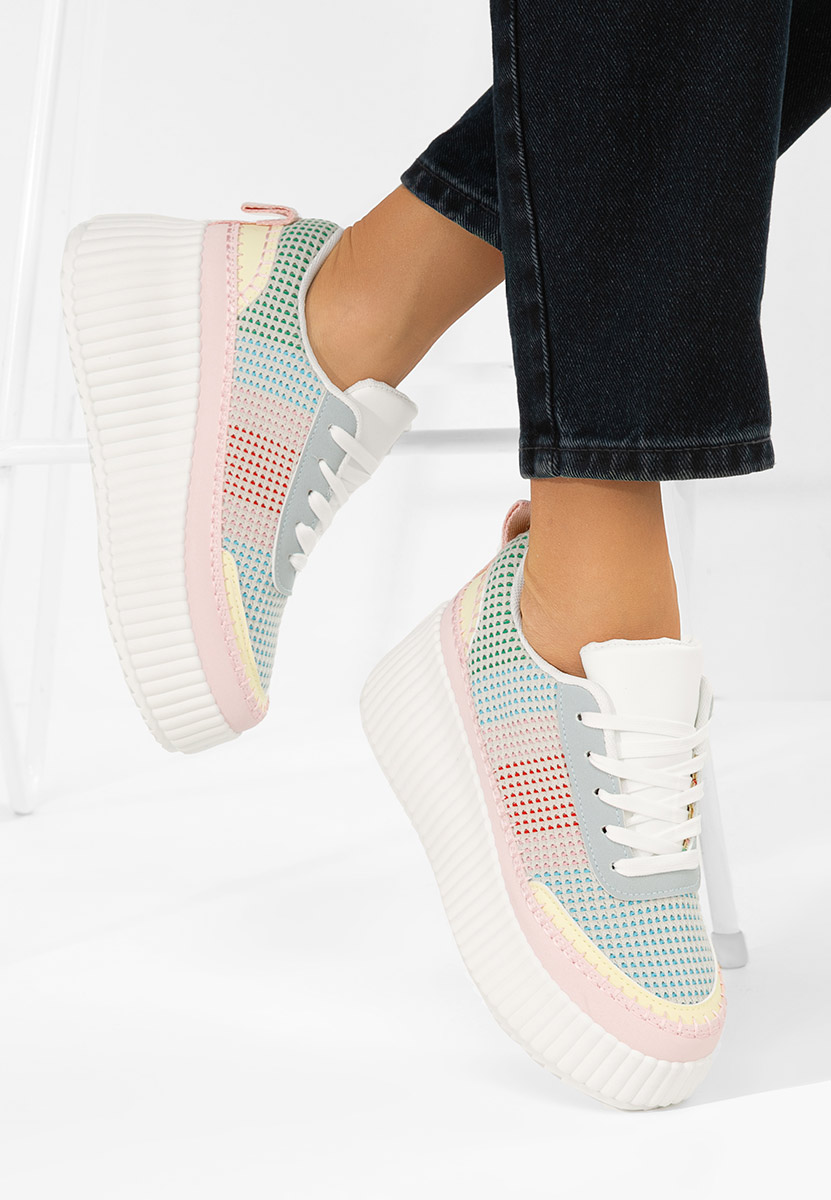 Tamylsa sokszínü telitalpú platform sneaker