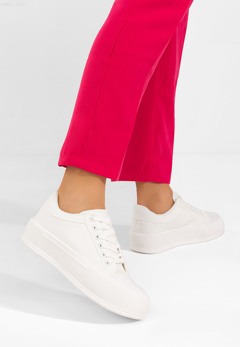 Antonea fehér platform teniszcipő