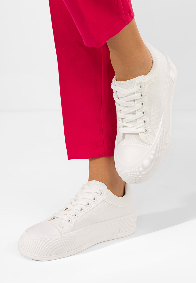 Antonea fehér platform teniszcipő