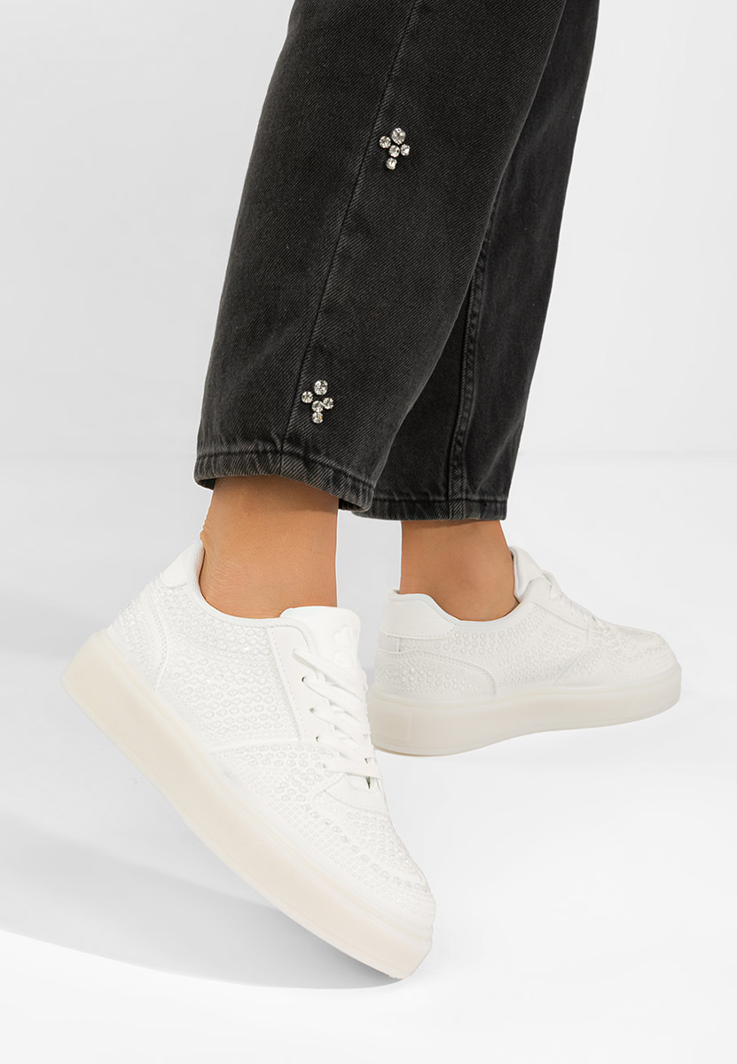 Olivina fehér női tornacipő