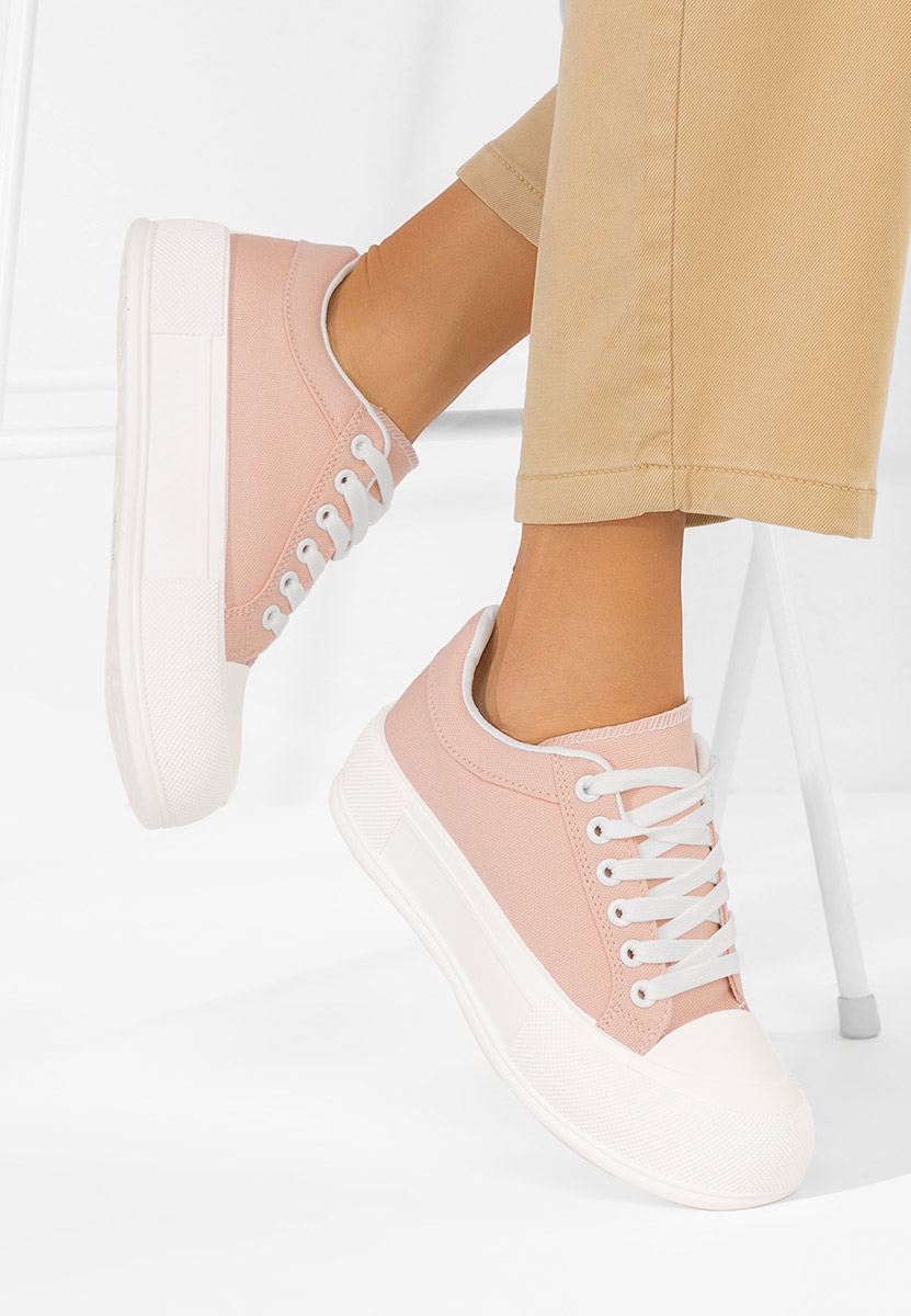 Antonea rózsaszín platform teniszcipő