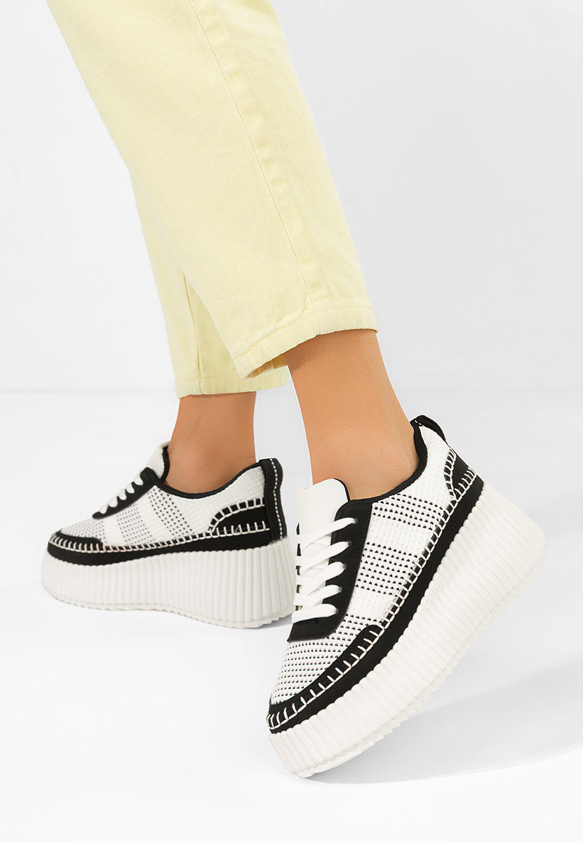 Tamylsa fekete telitalpú platform sneaker