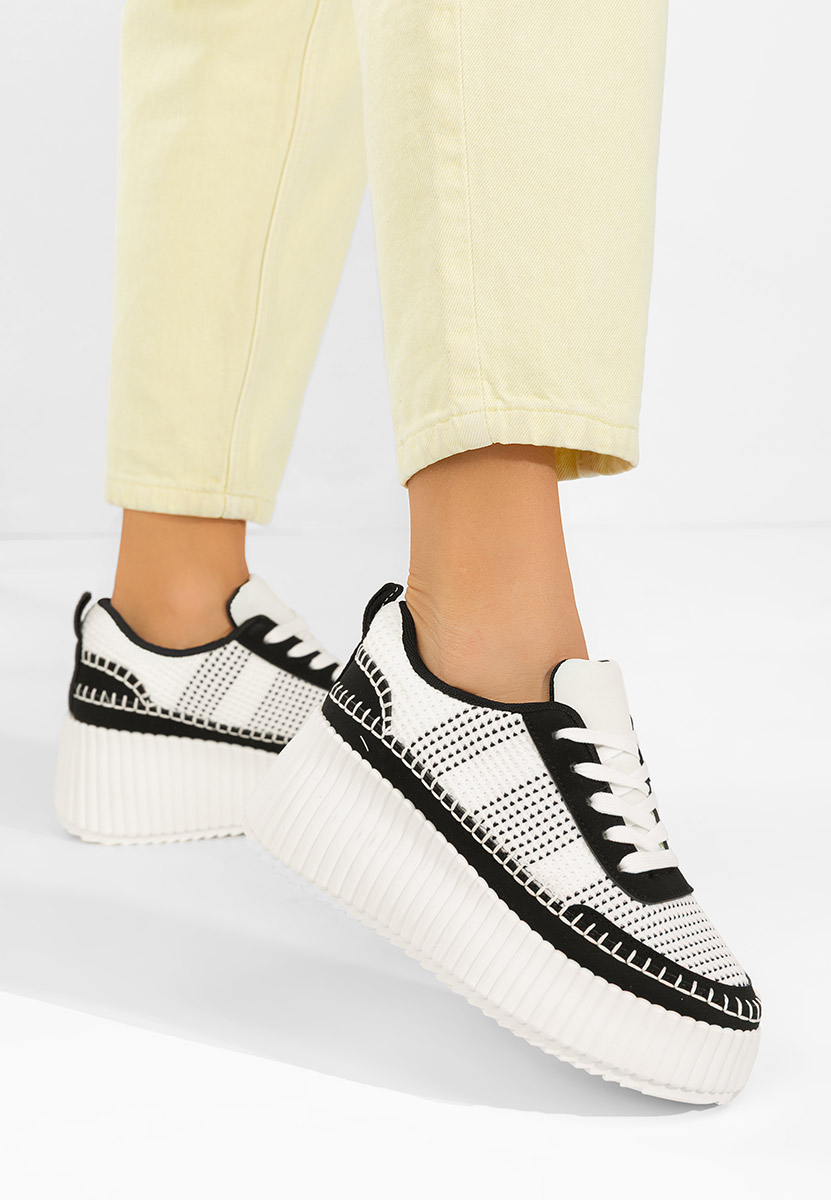 Tamylsa fekete telitalpú platform sneaker