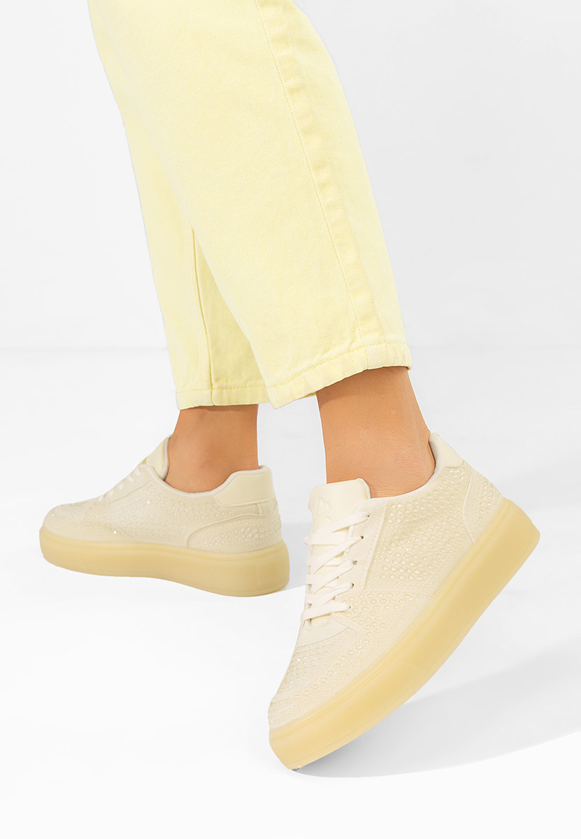 Olivina sárga női tornacipő