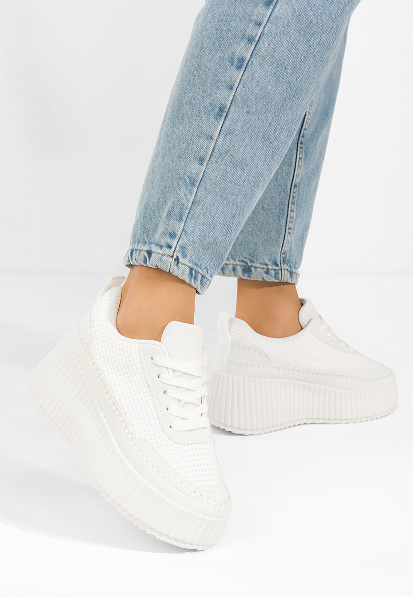 Tamylsa fehér telitalpú platform sneaker