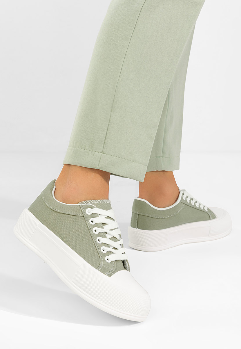 Antonea zöld platform teniszcipő