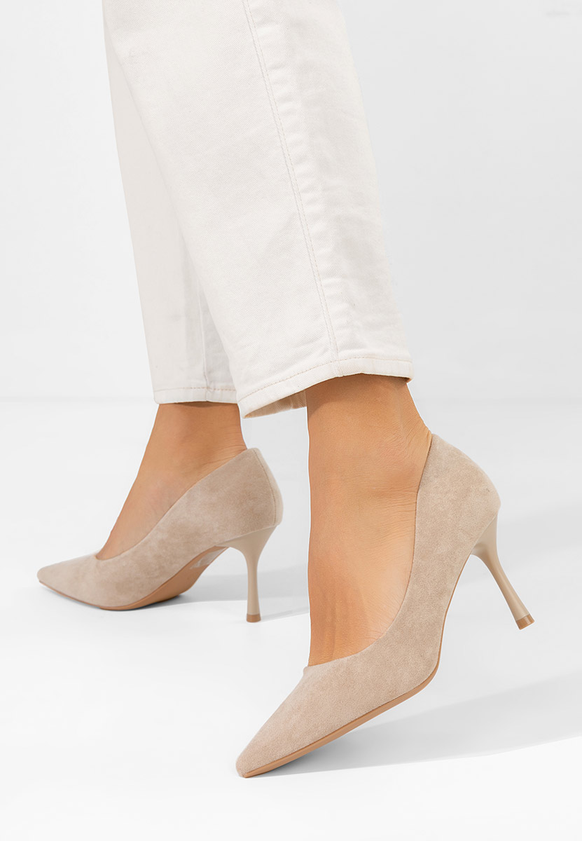 Antoneia bézs tűsarkú cipő 