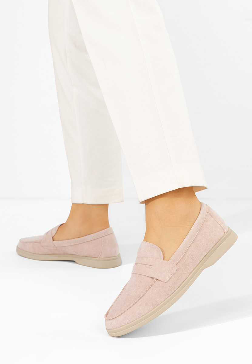 Hesika rózsaszín női mokaszin