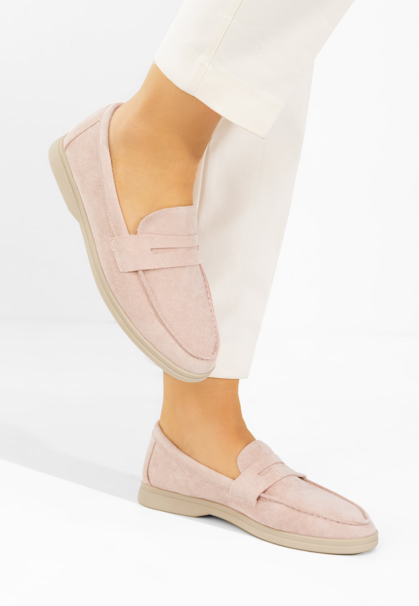 Hesika rózsaszín női mokaszin