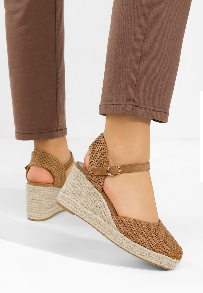 Paty camel espadrilles szandál