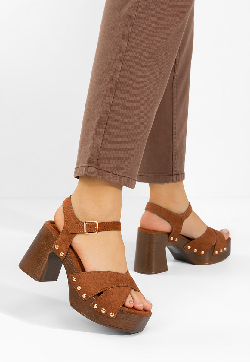 Radiana camel vastag sarkú szandál 