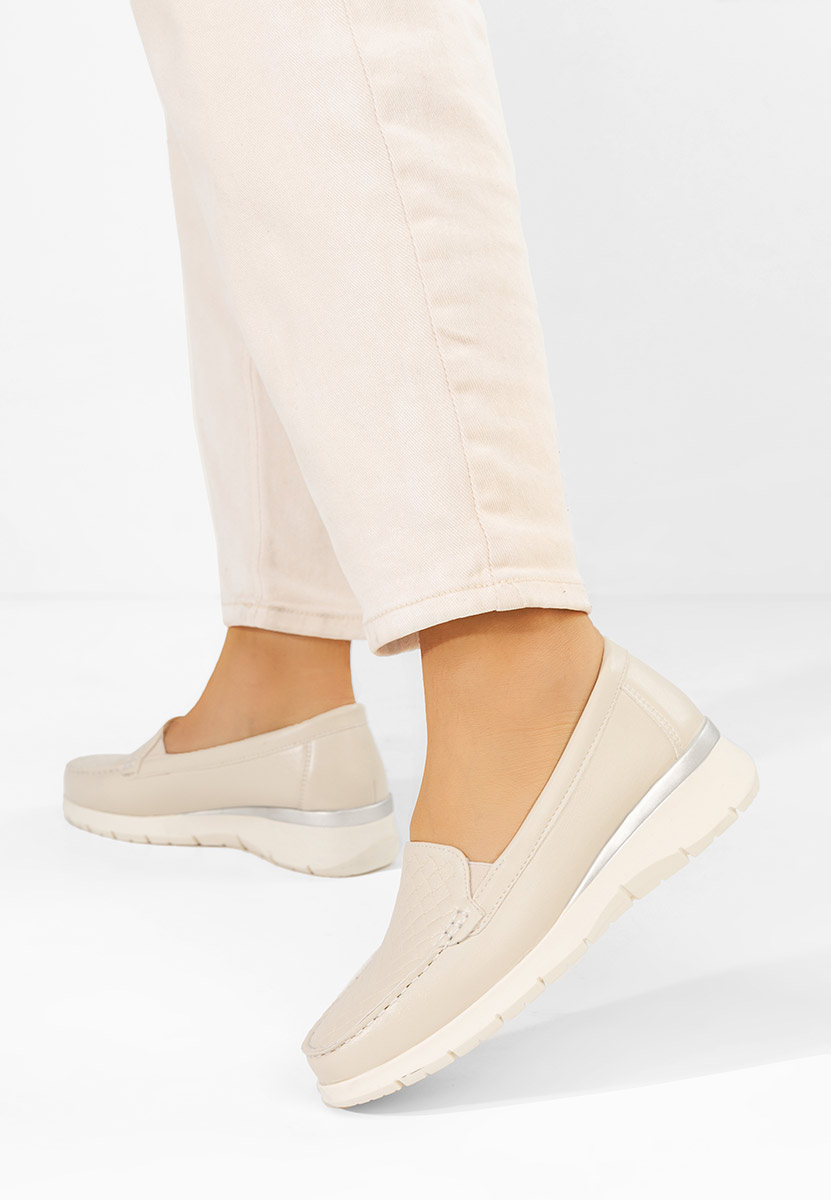 Seona bézs női mokaszin