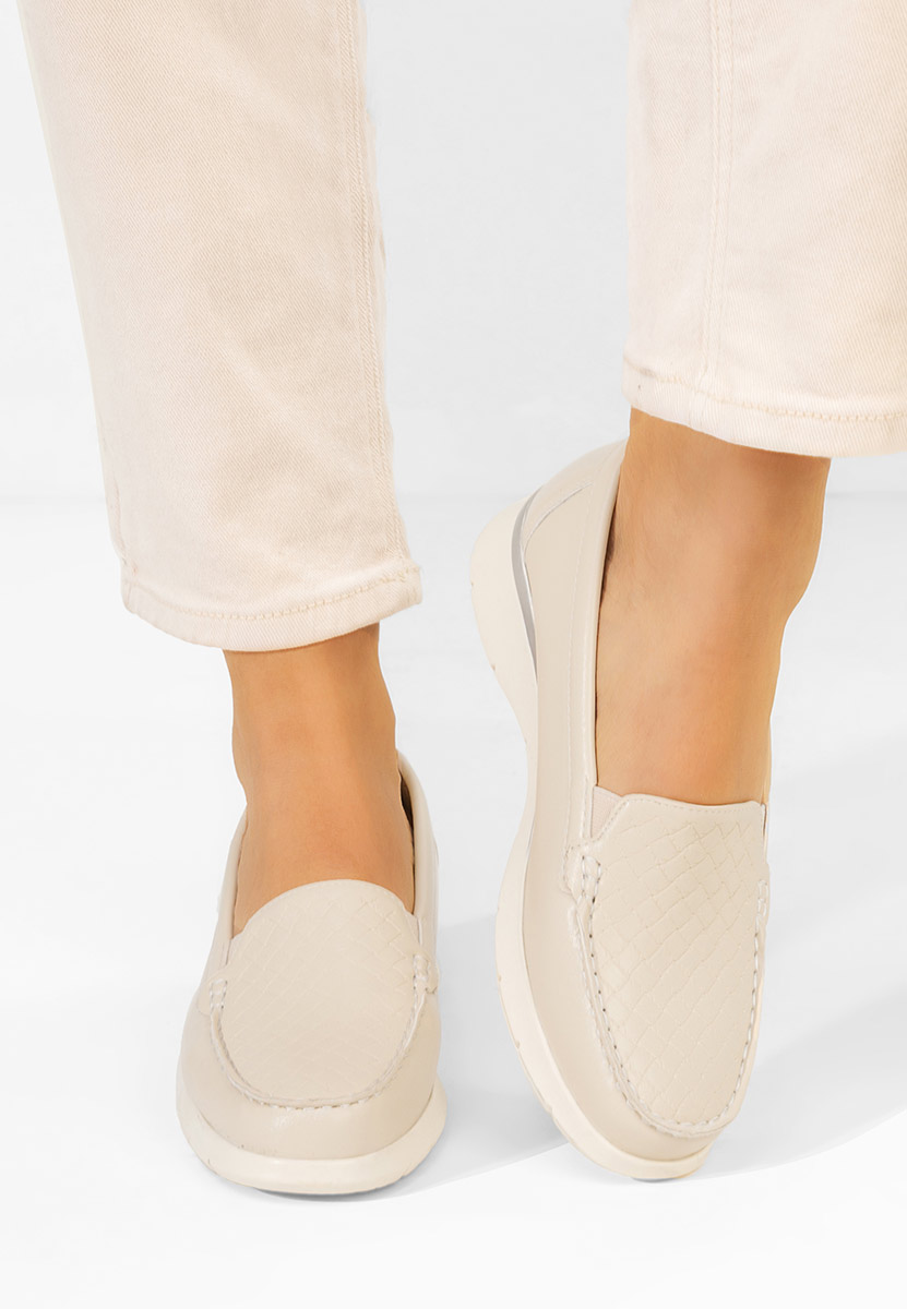 Seona bézs női mokaszin