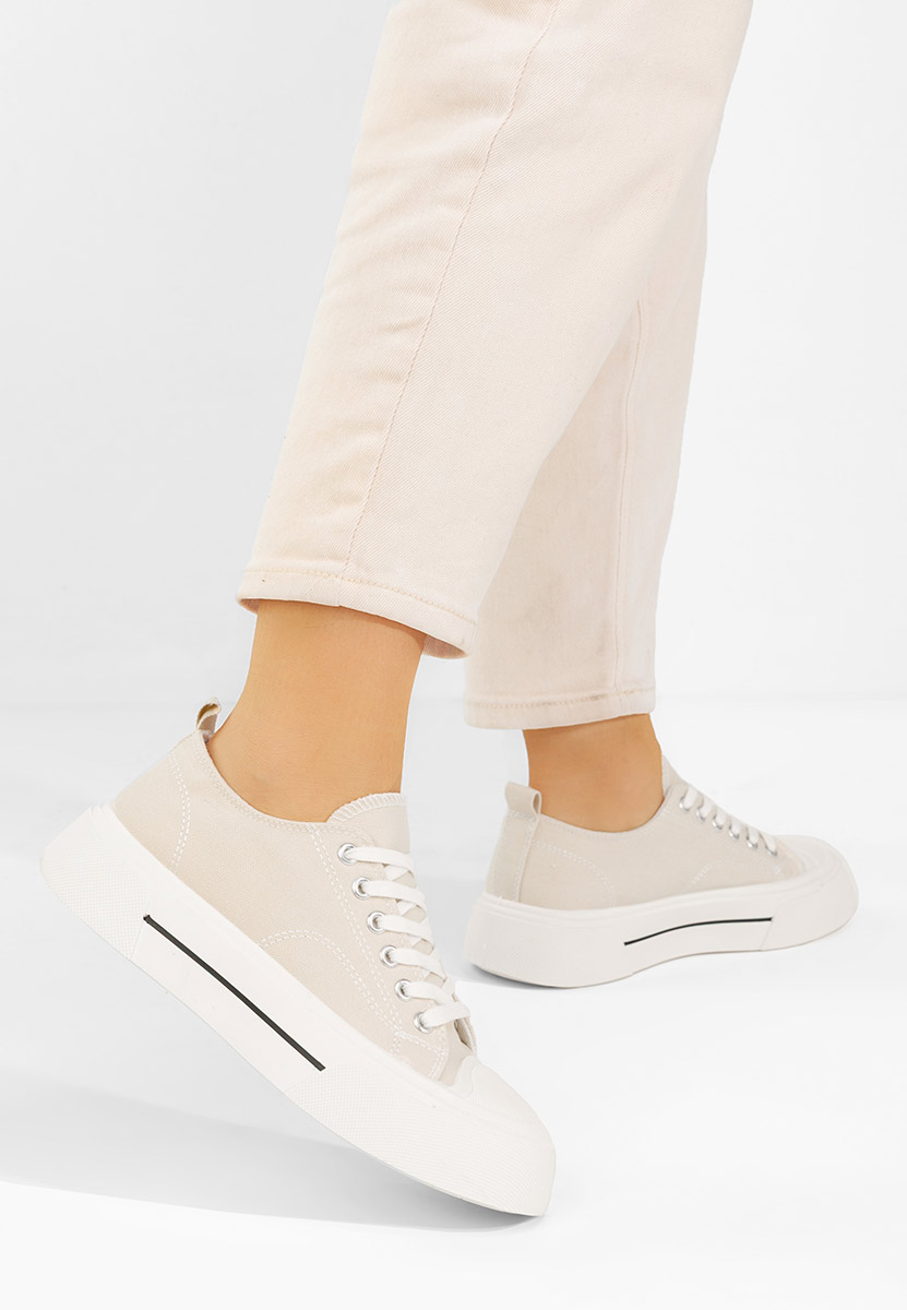 Jessia bézs női teniszcipő