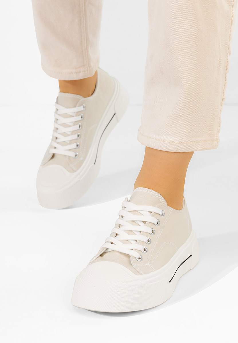 Jessia bézs női teniszcipő