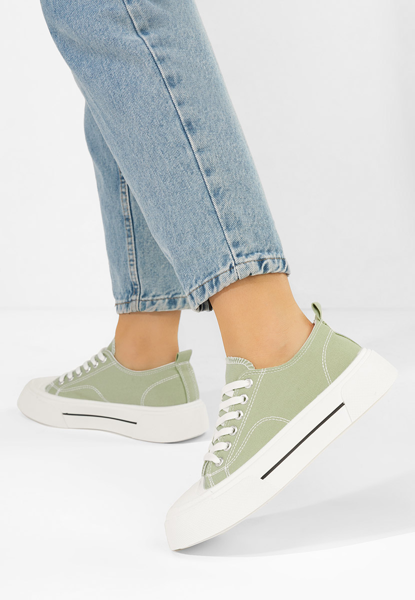 Jessia zöld női teniszcipő