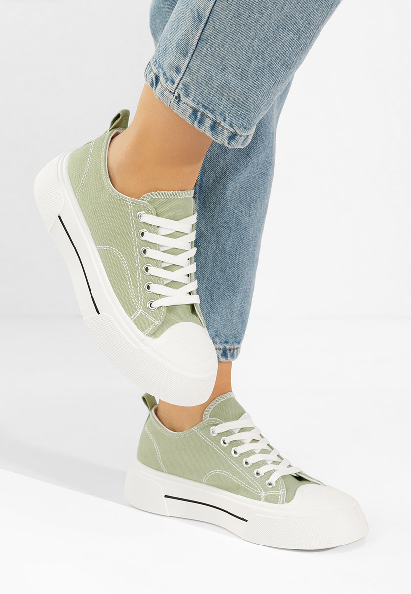 Jessia zöld női teniszcipő