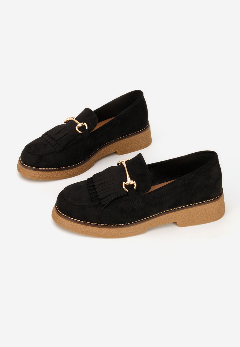 Kemily fekete női mokaszin