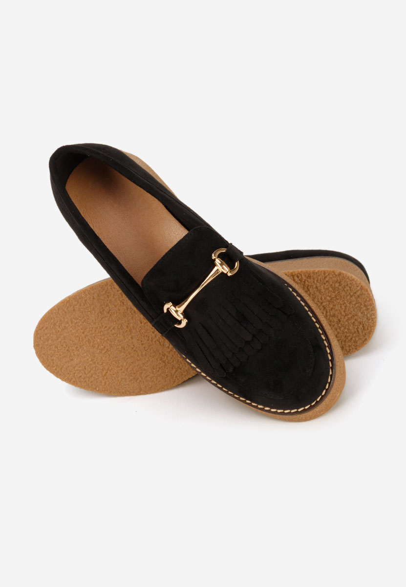 Kemily fekete női mokaszin