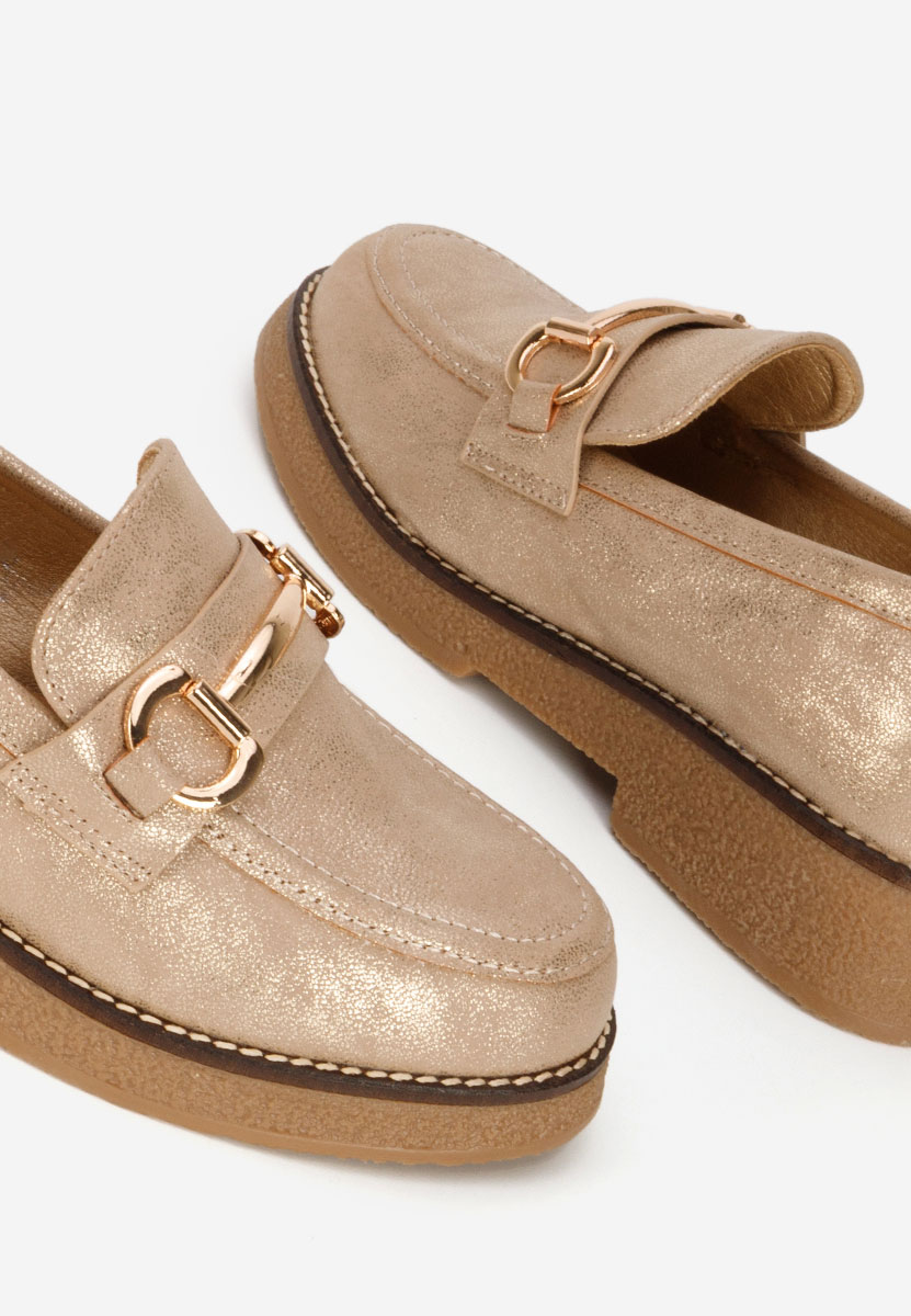 Ylenia aranyszínü női mokaszin