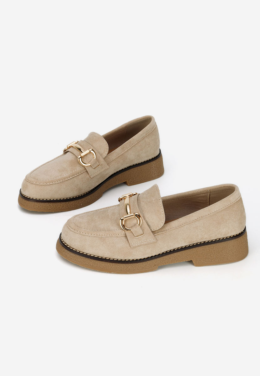 Ylenia bézs női mokaszin