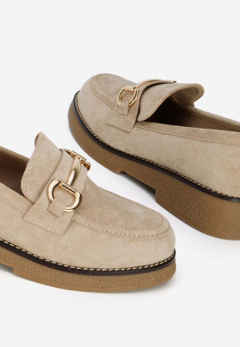 Ylenia bézs női mokaszin