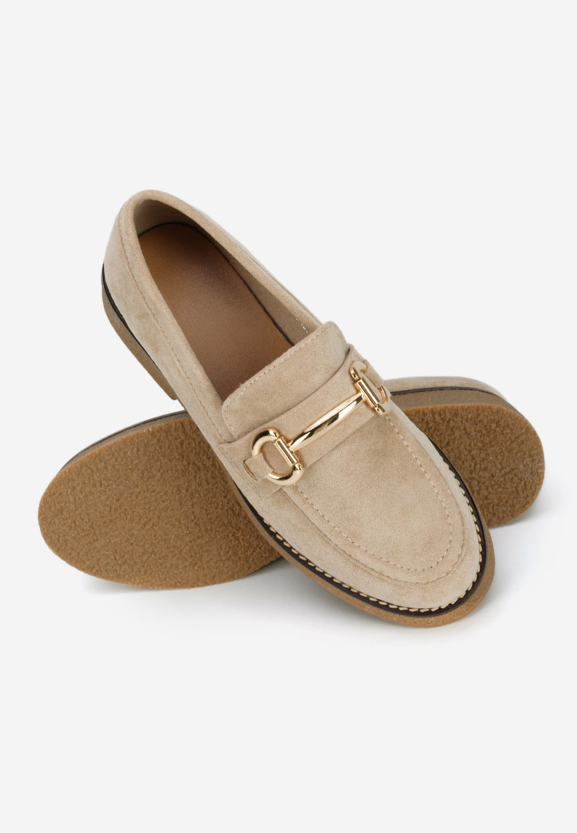 Ylenia bézs női mokaszin