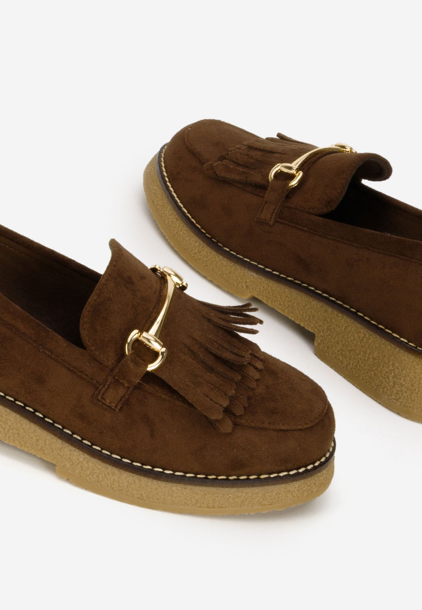 Kemily barna női mokaszin