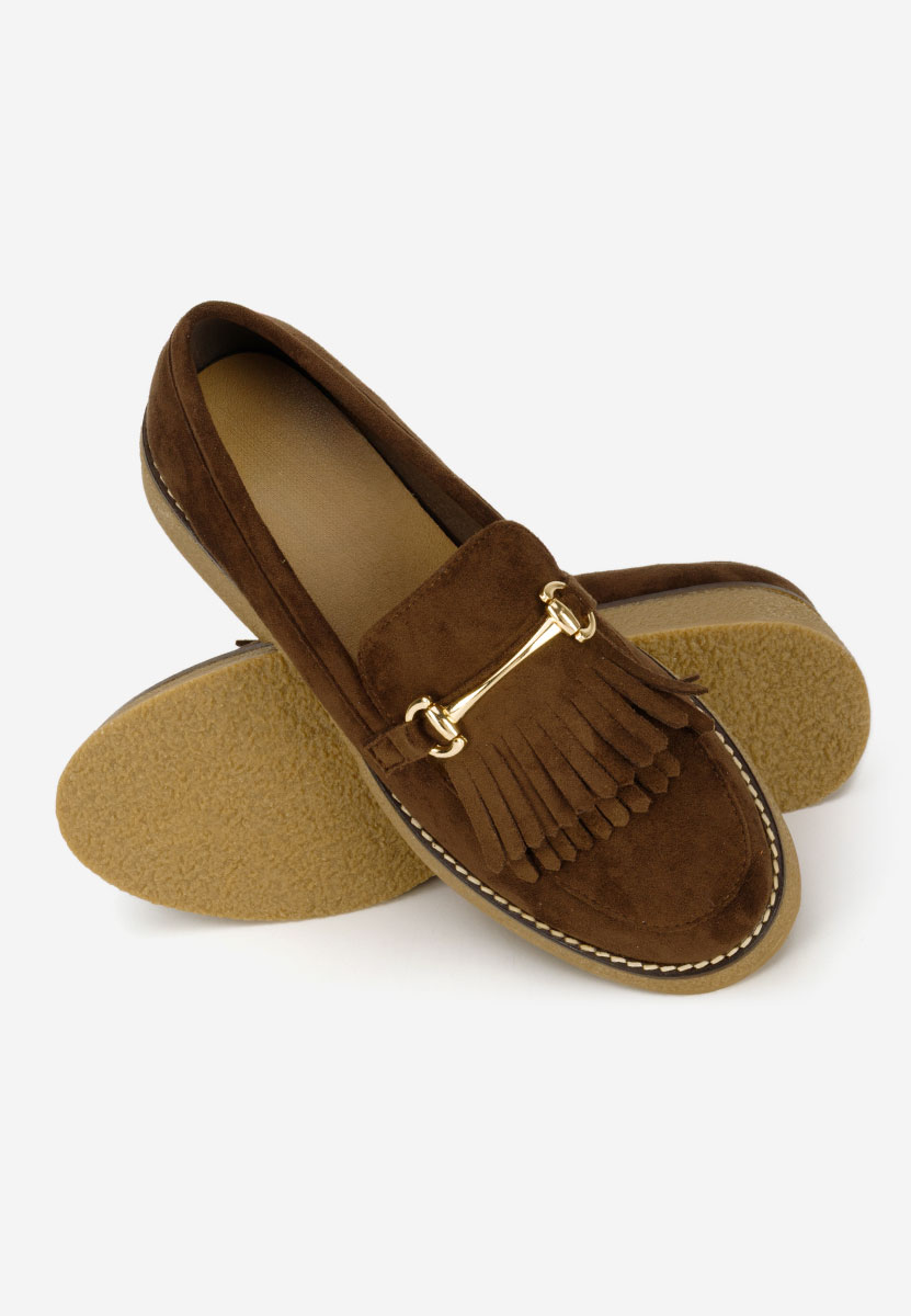 Kemily barna női mokaszin