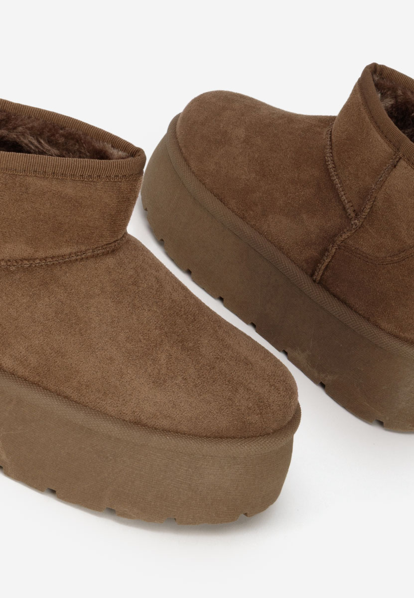 Savieda v2 barna női téli csizma